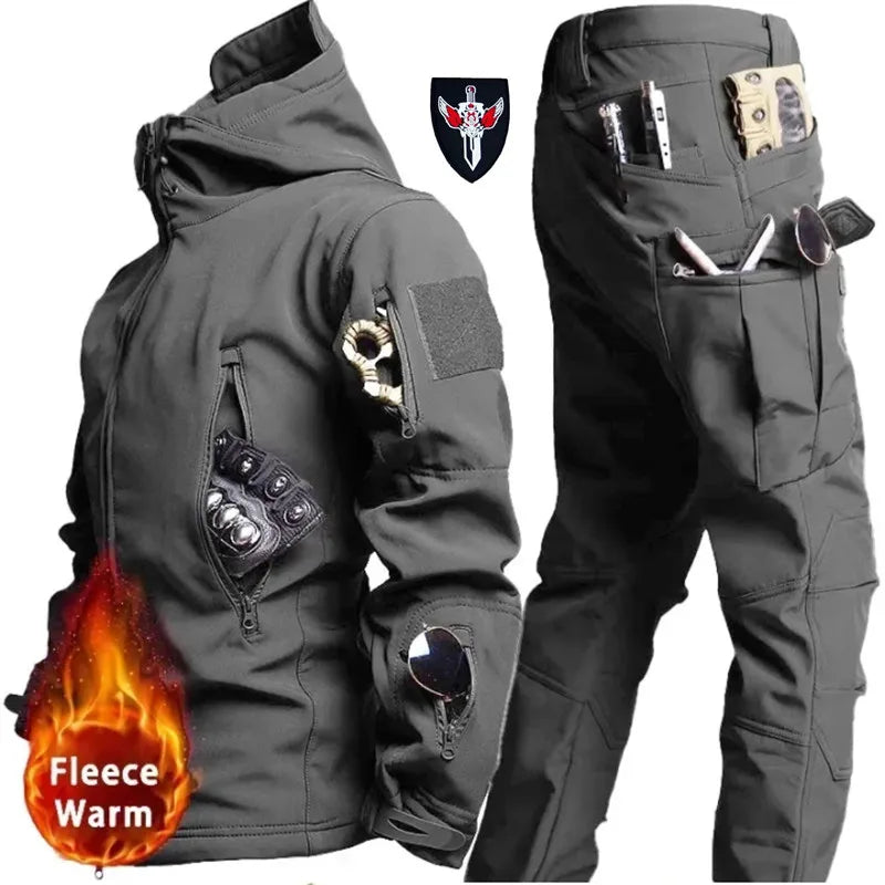 Winter Soft Shell Jacket – Windproof, Waterproof