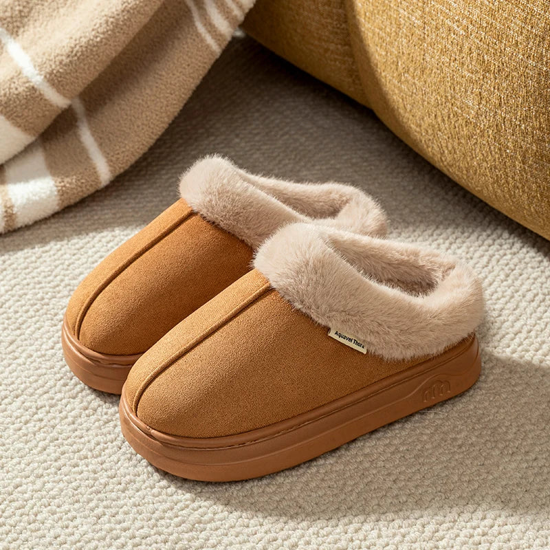 Women's Winter Slippers with Thick Sole