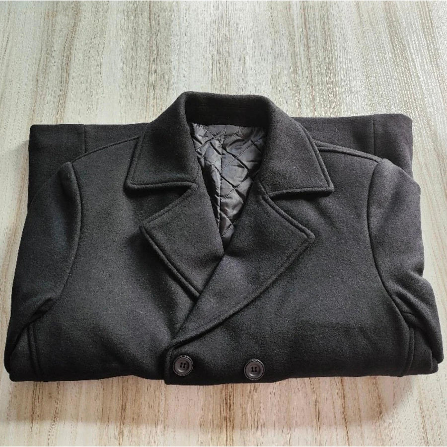 Men's Double-Breasted Business Jacket