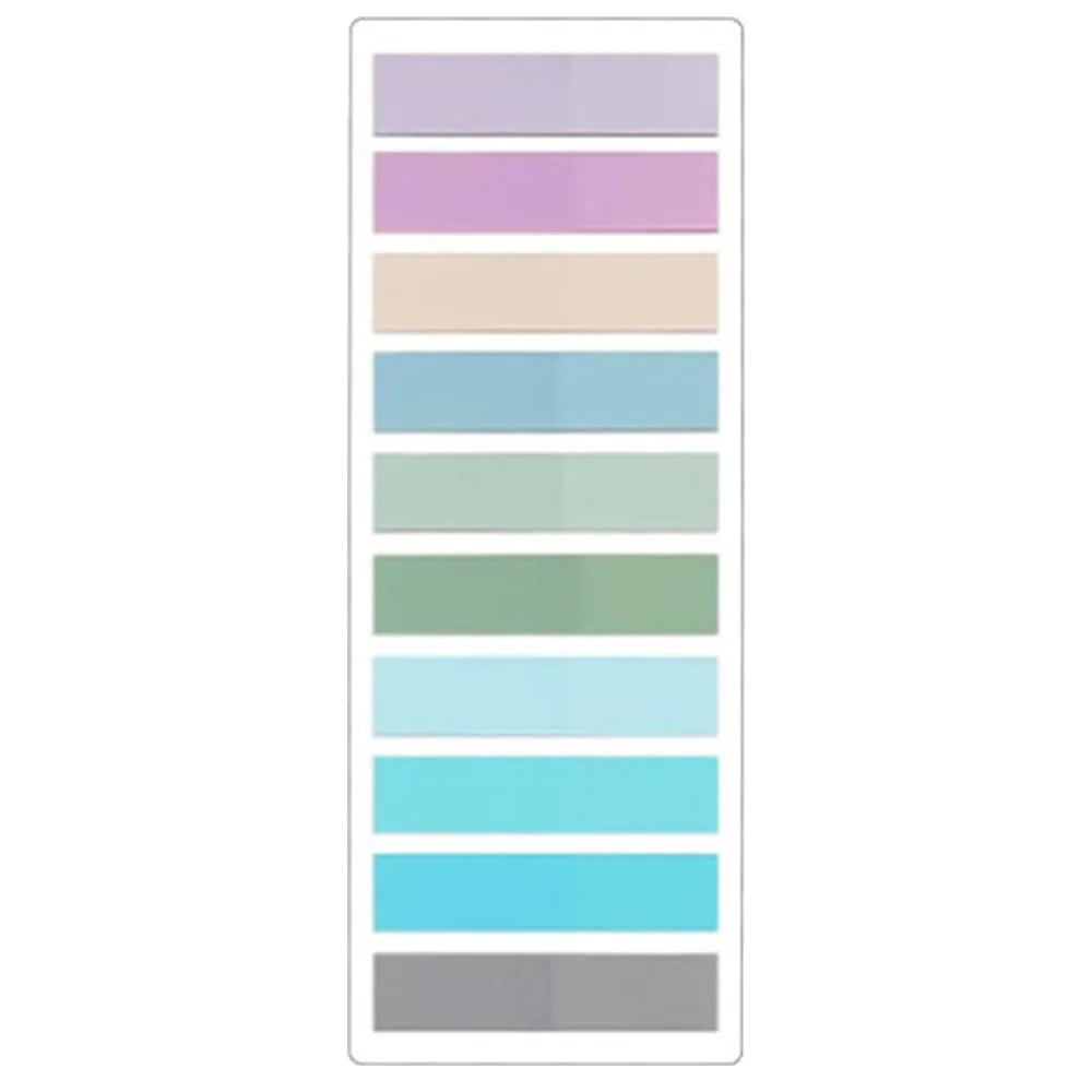 Colorful Transparent Index Memo Pads