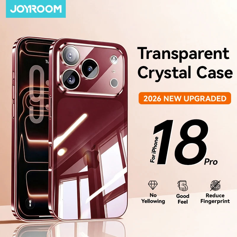 Joyroom Crystal Transparent iPhone Case (iPhone 17/16/15)