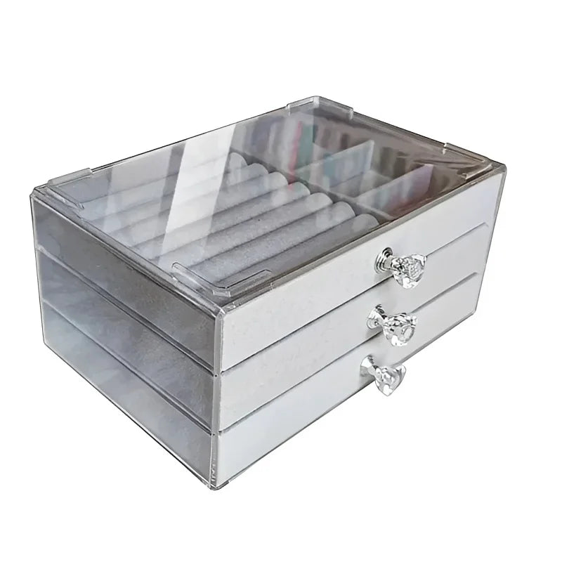 3-Drawer Jewelry Storage Box