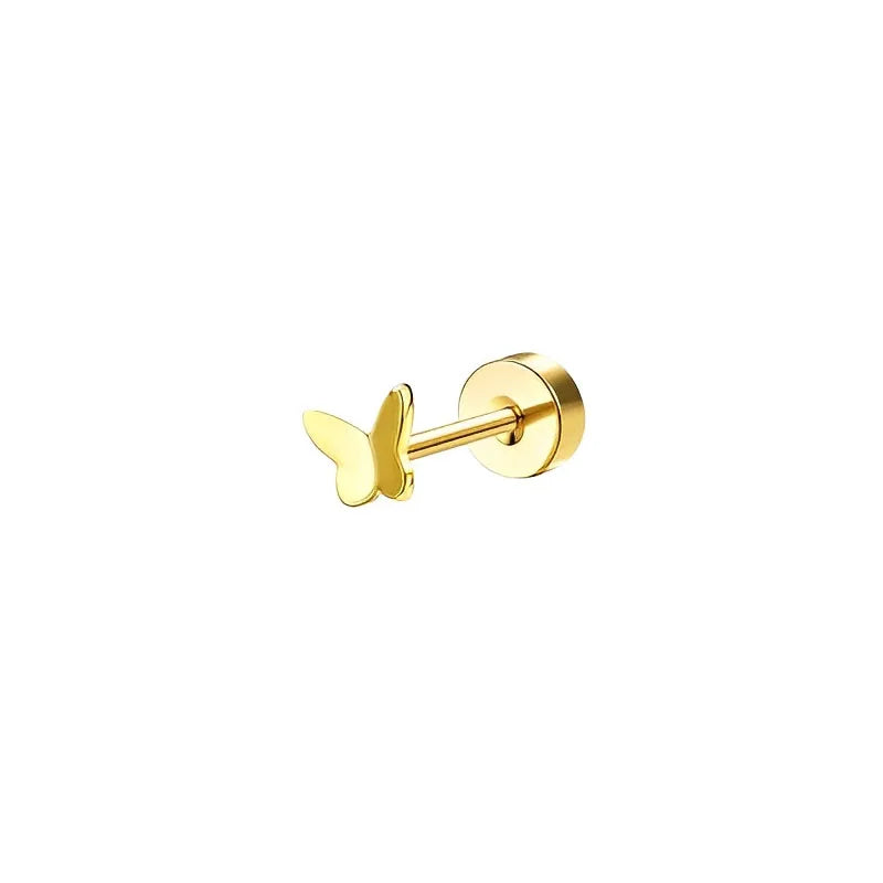 Surgical Steel Flat Back Earrings
