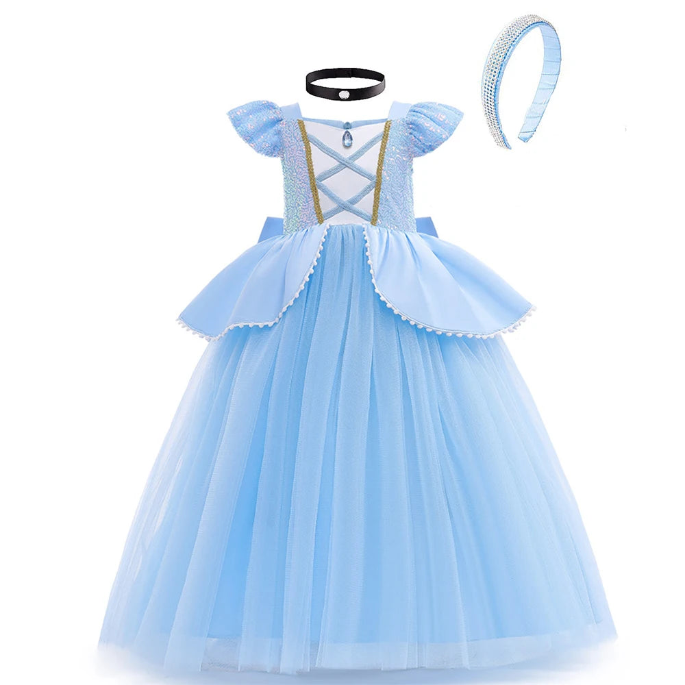 Prinzessinnen-Ballkleid für Mädchen – Cinderella-Kostüm