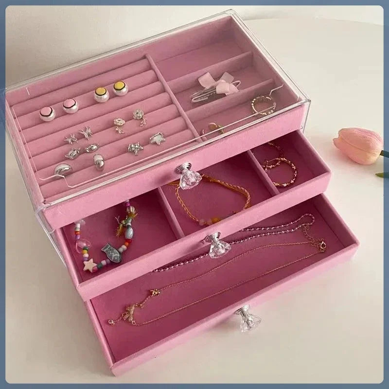3-Drawer Jewelry Storage Box