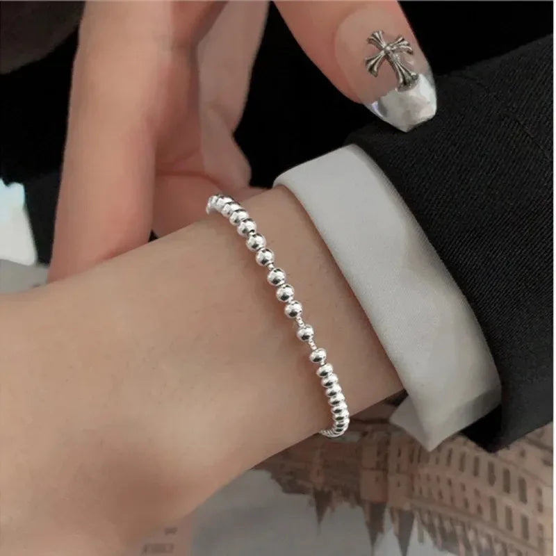 Adjustable Geometric Bead Bracelet