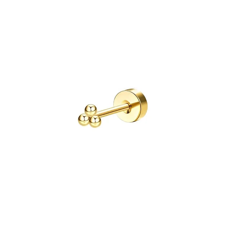 Surgical Steel Flat Back Earrings