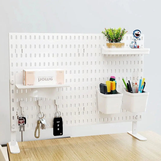 Plastic Pegboard Desk Organizer