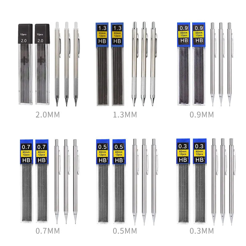 Full Metal Mechanical Pencil Set