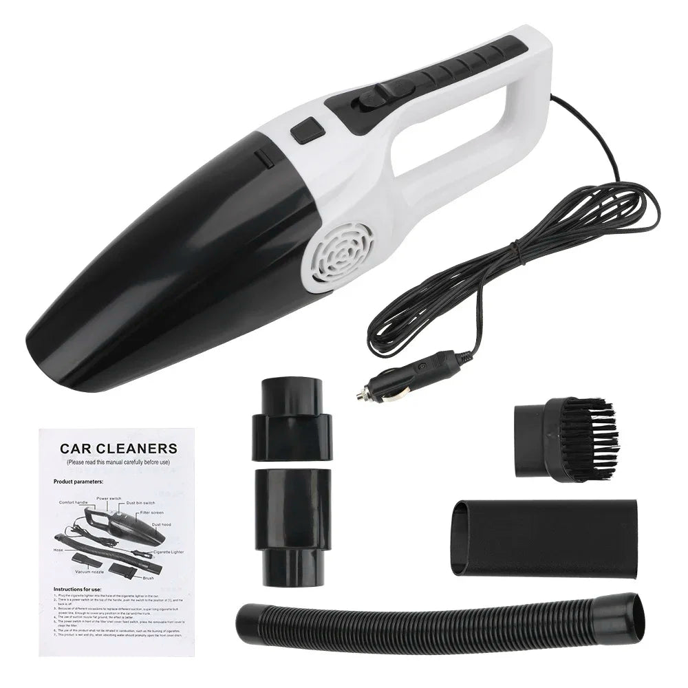 Handheld 120W Car Vacuum Cleaner with 5M Cable (12V)
