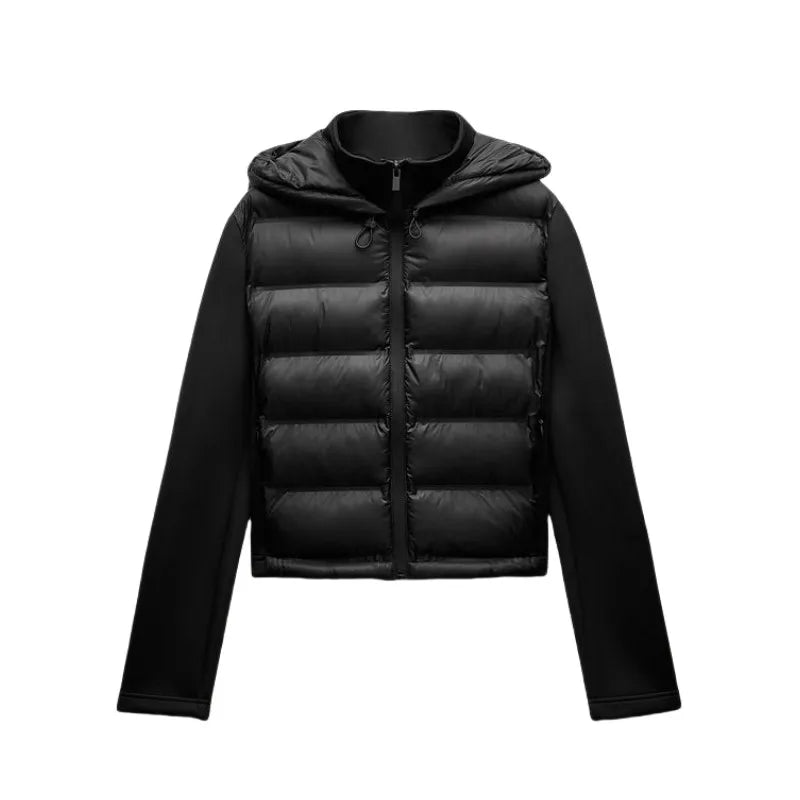 Women's Lightweight Winter Jacket – Long Sleeve, Zippered Hood