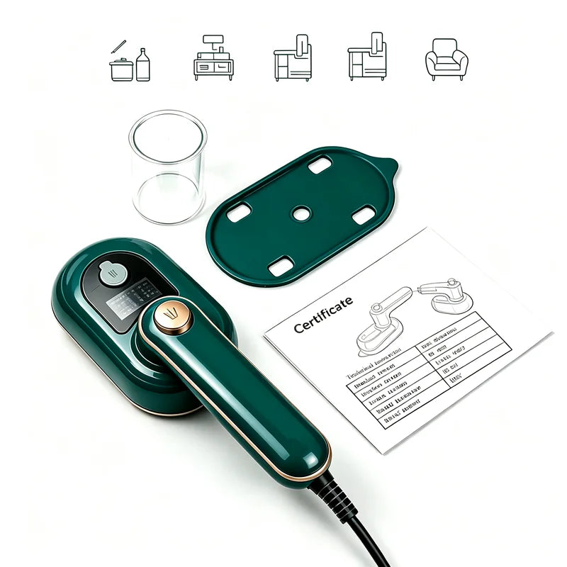 Portable Vertical Mini Garment Steamer for Travel (US Plug)