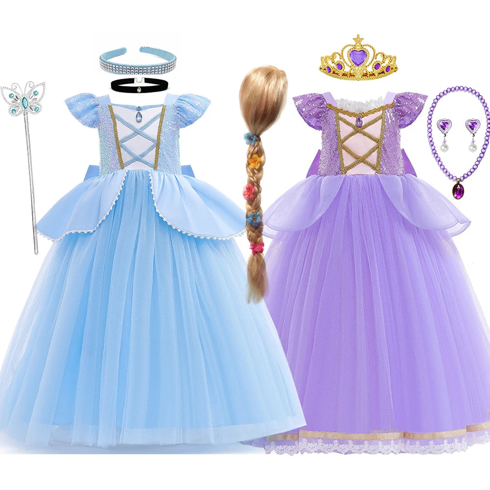 Prinzessinnen-Ballkleid für Mädchen – Cinderella-Kostüm