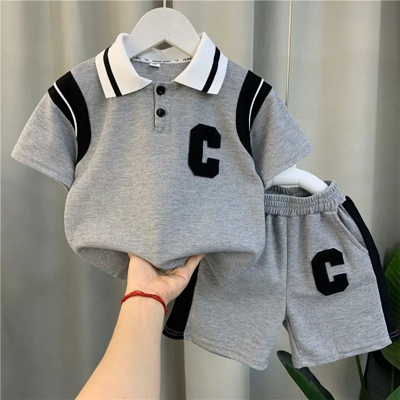 Toddler 2-Piece Summer Outfit – T-Shirt & Shorts