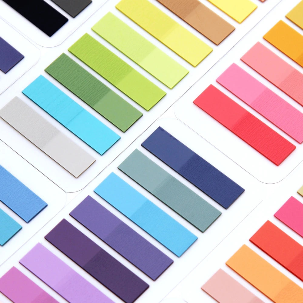 Colorful Transparent Index Memo Pads