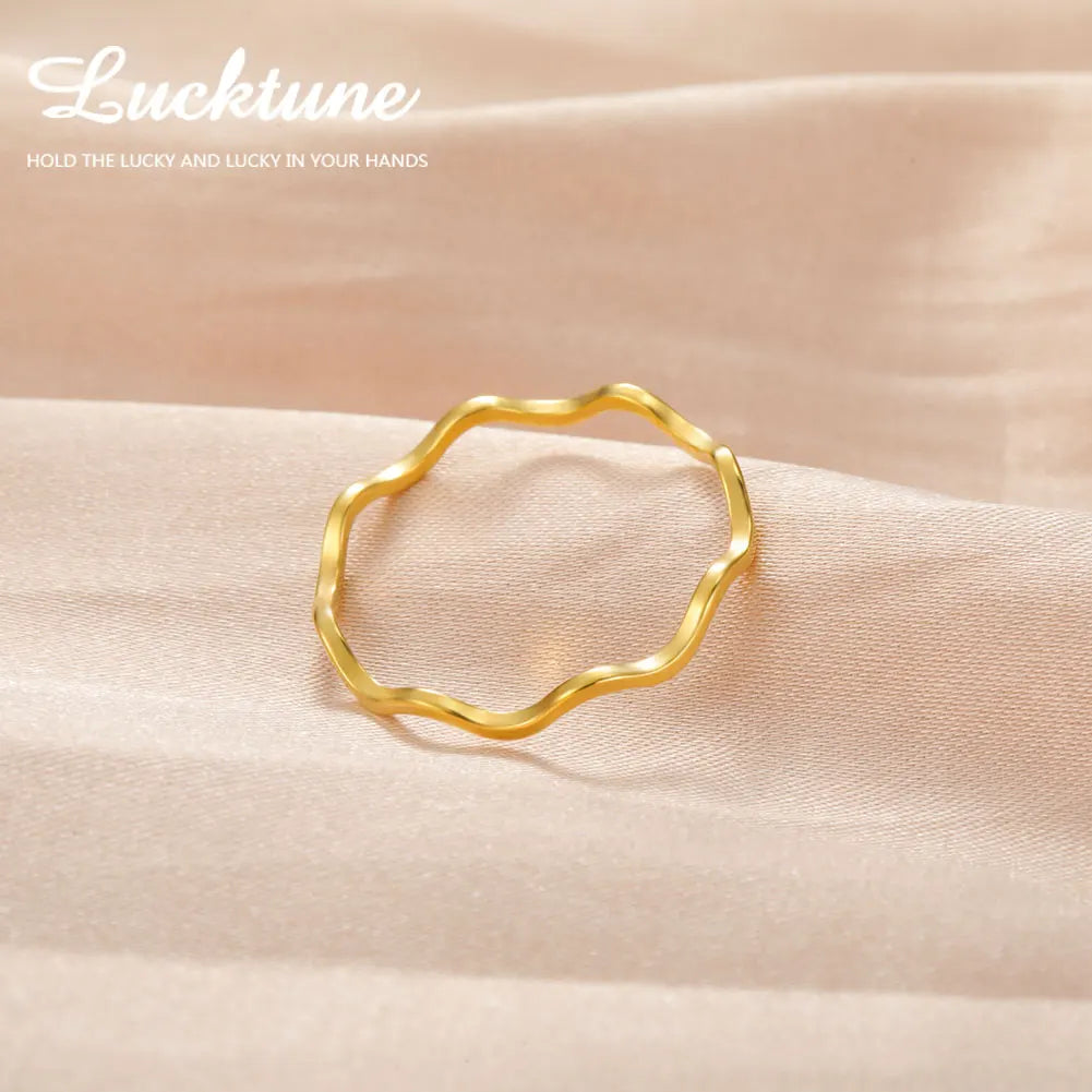 Lucktune Edelstahl-Wellenring