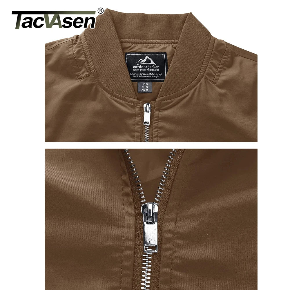 Men's Lightweight Daily Jacket – Windproof, Zip Pockets
