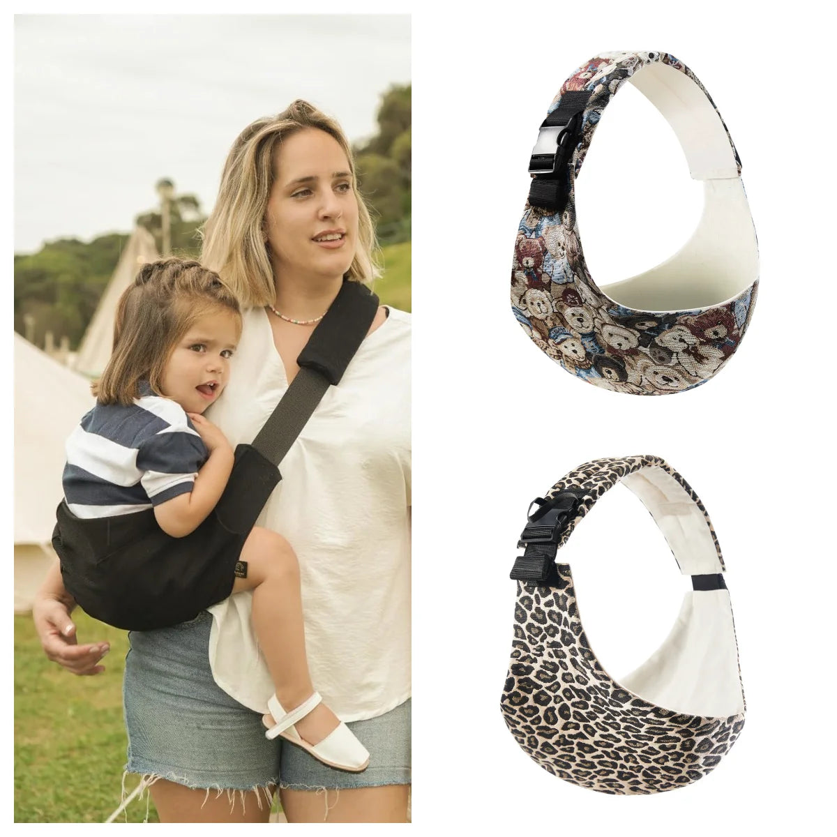 Neugeborenen-Babytrage Crossbody-Tragetuch
