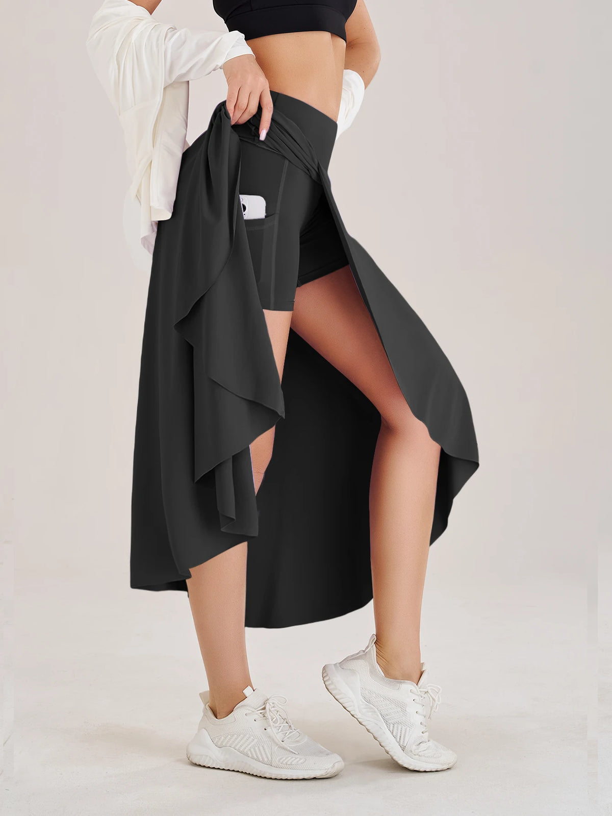 Women's Quick-Dry Long Skirt – High Waist
