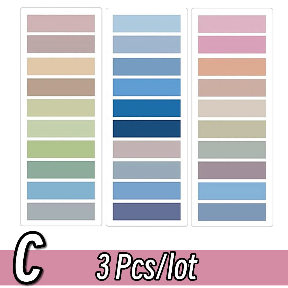Colorful Transparent Index Memo Pads