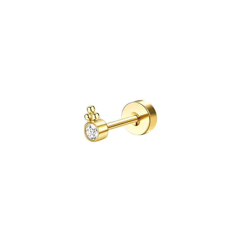 Surgical Steel Flat Back Earrings