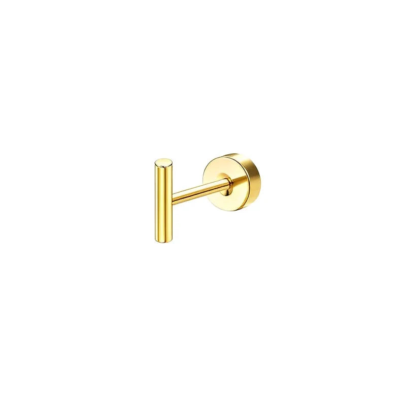 Surgical Steel Flat Back Earrings