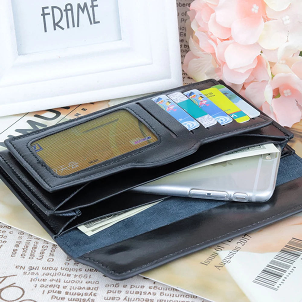 Women's Ultra-Thin Leather Long Wallet