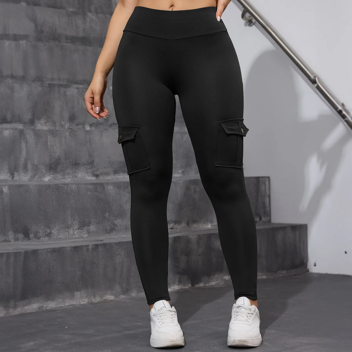 Women's High-Waist Athletic Leggings – Ankle-Length, 2-Pack