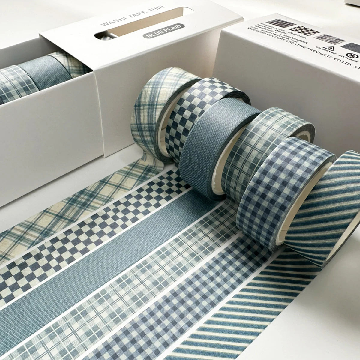 Retro Washi Tape Set (6 Rolls)
