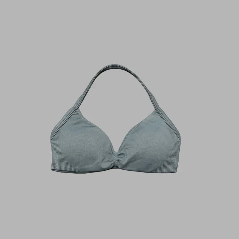 Soutien-gorge de sport dos nu à maintien élevé pour femme, haut de fitness sans couture, respirant, pour yoga, course et entraînement