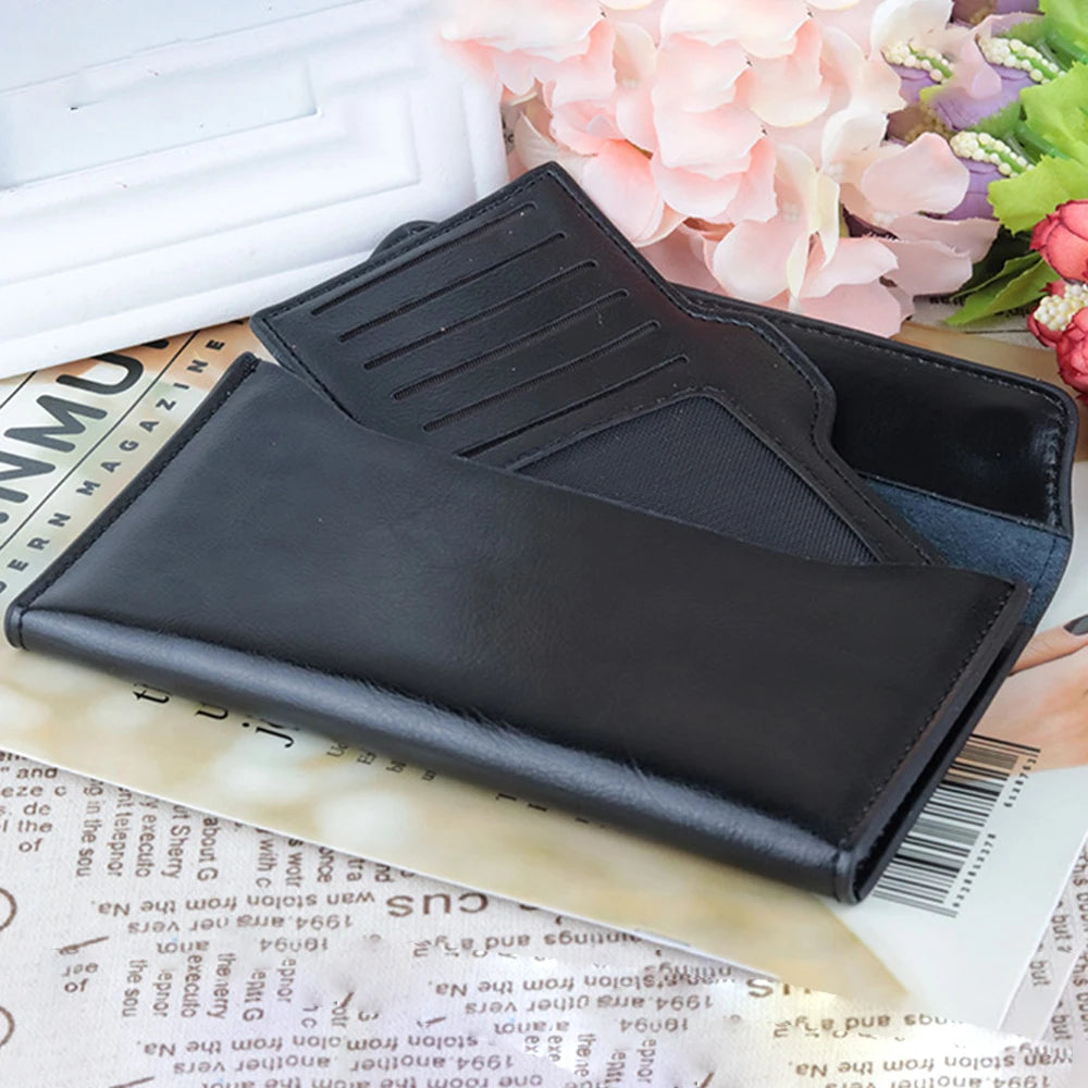 Women's Ultra-Thin Leather Long Wallet