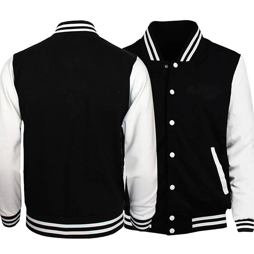Unisex Oversized Baseball Jacket – Loose Fit
