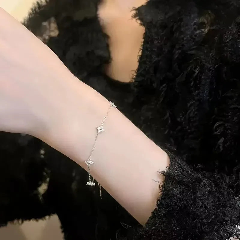 Four-Leaf Crystal Jewelry Set