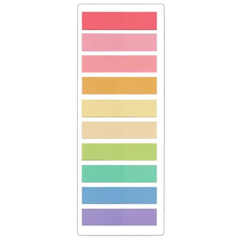 Colorful Transparent Index Memo Pads