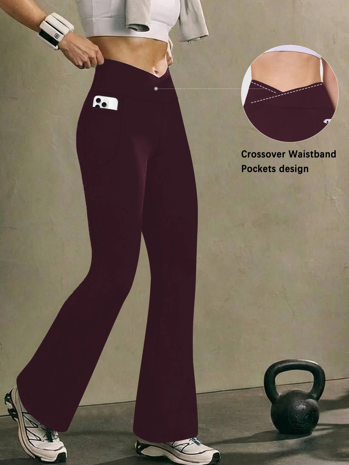 Women's High-Waist Flare Yoga Leggings