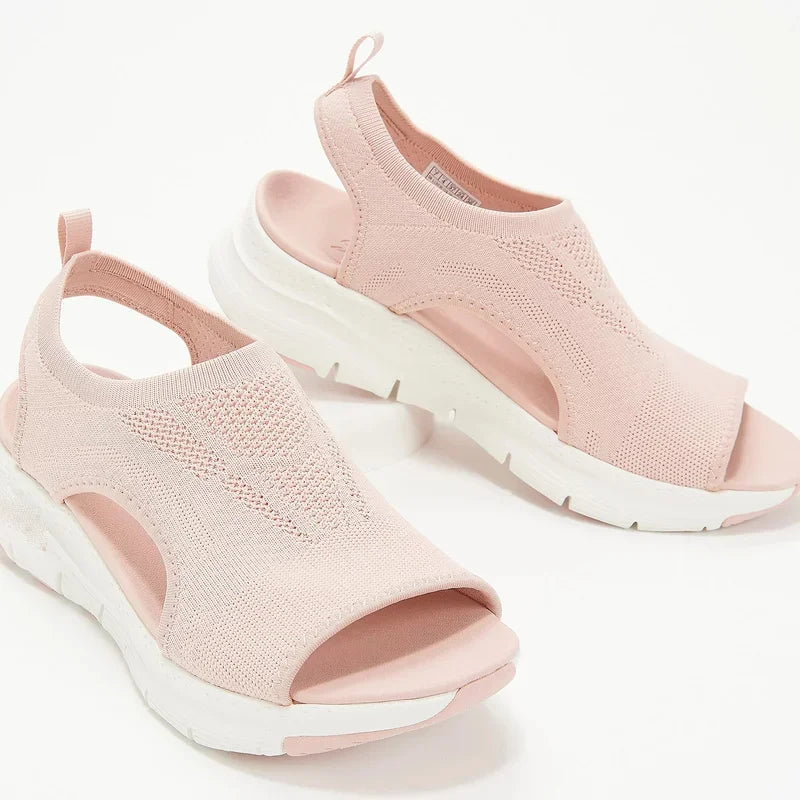 Women's Mesh Platform Wedge Sandals