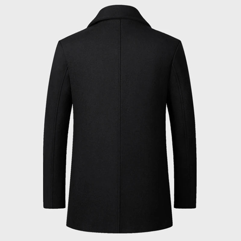 Men's Double-Breasted Business Jacket