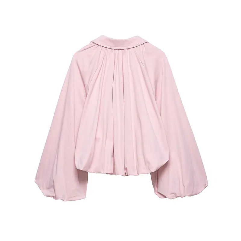 Women's Bomber Jacket – Zipper, Loose Fit