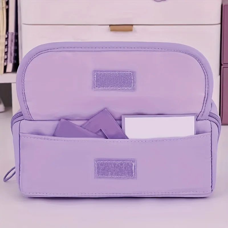Multi-Compartment Pencil Case Organizer