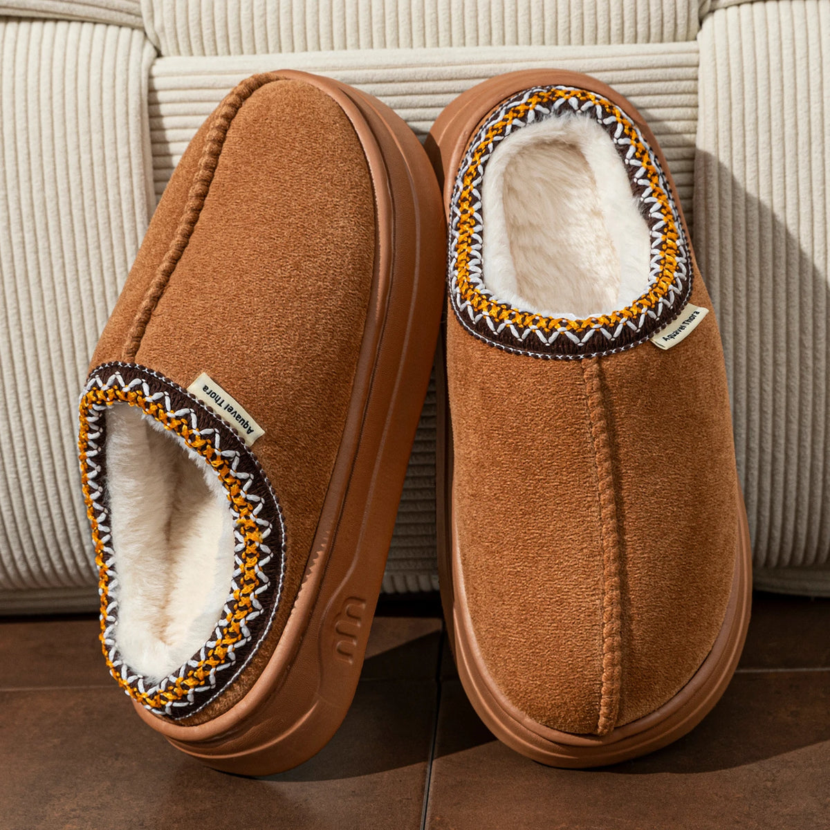 Women's Fuzzy Winter Slipper Boots