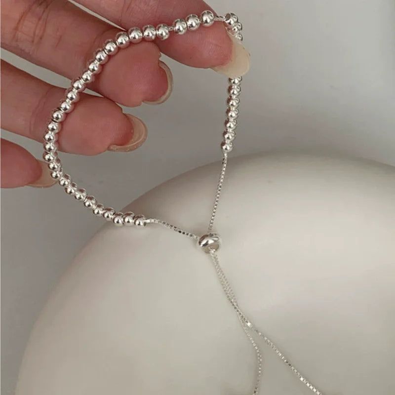 Adjustable Geometric Bead Bracelet