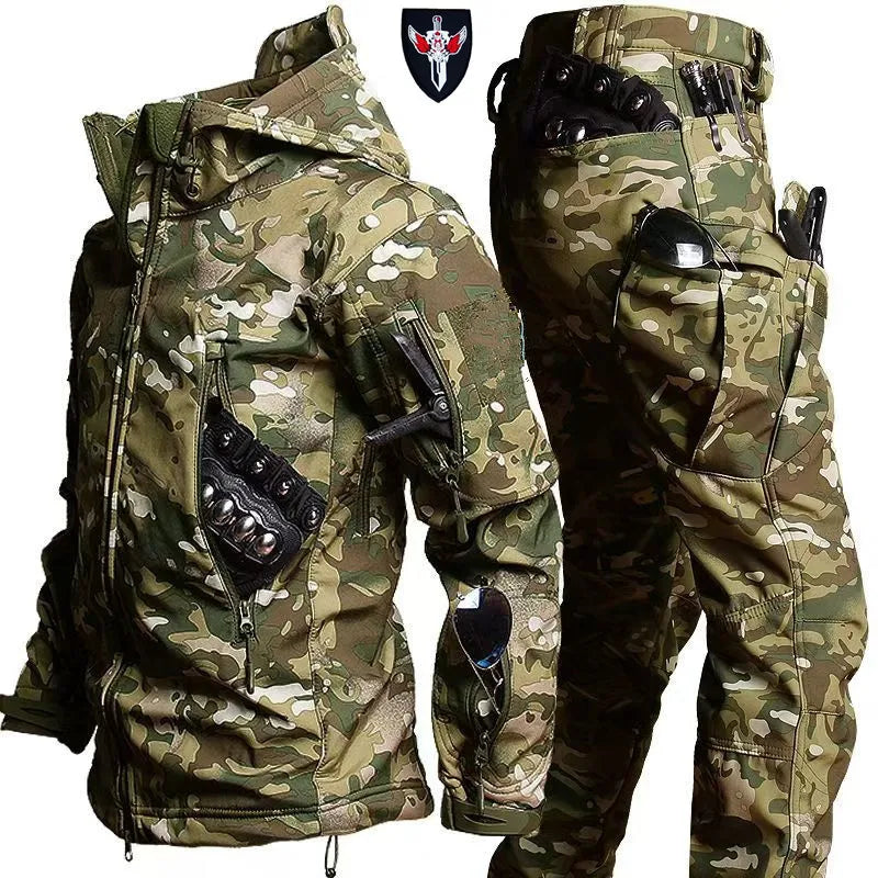 Winter Soft Shell Jacket – Windproof, Waterproof