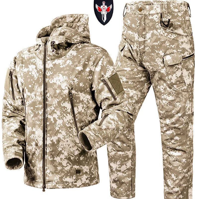 Winter Soft Shell Jacket – Windproof, Waterproof
