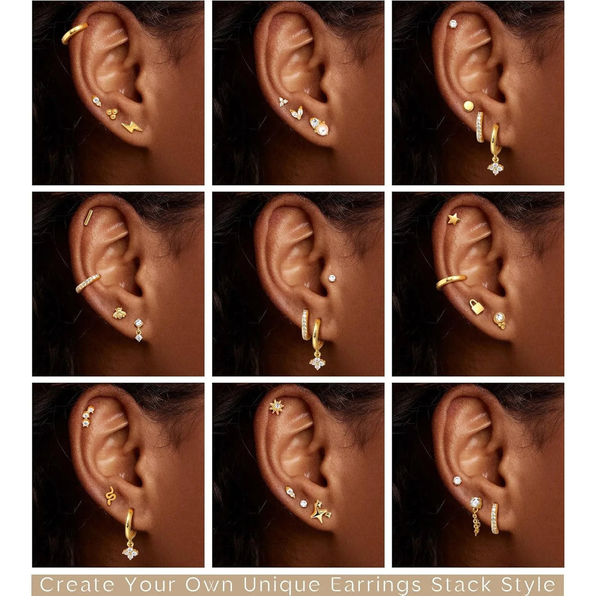 Surgical Steel Flat Back Earrings