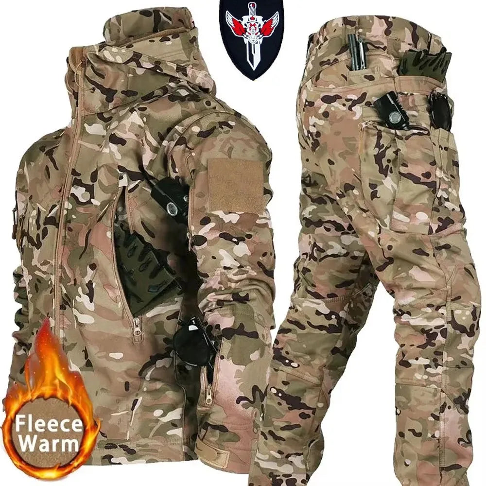Winter Soft Shell Jacket – Windproof, Waterproof