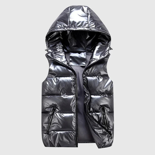 Men's Winter Hooded Padded Vest – Waterproof