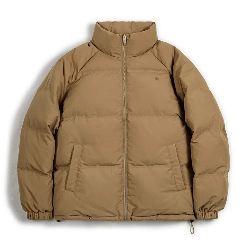 Herren-Winterdaunenjacke – Stehkragen, wasserdicht