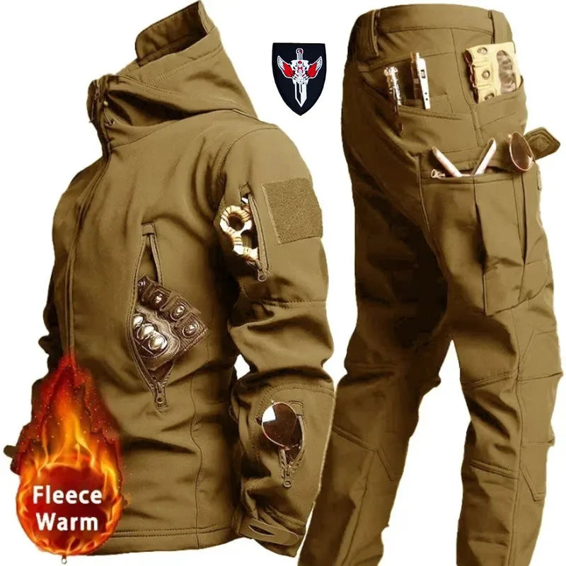 Winter Soft Shell Jacket – Windproof, Waterproof