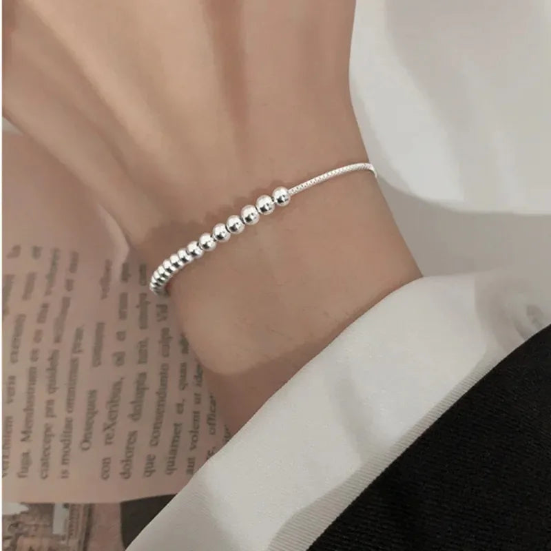 Adjustable Geometric Bead Bracelet