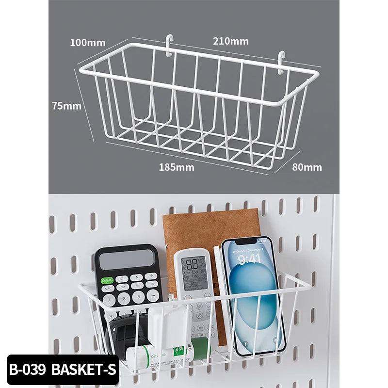 Plastic Pegboard Desk Organizer